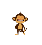 Awake Monkey Happy V2（個別スタンプ：14）
