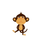 Awake Monkey Happy V2（個別スタンプ：19）