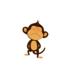 Awake Monkey Happy V2（個別スタンプ：20）
