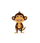 Awake Monkey Happy V2（個別スタンプ：21）