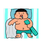 Fatty Zaa : Lazy Life（個別スタンプ：16）