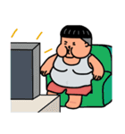 Fatty Zaa : Lazy Life（個別スタンプ：39）