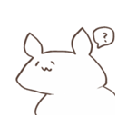 もちもち もちうさ（個別スタンプ：3）