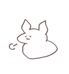 もちもち もちうさ（個別スタンプ：6）