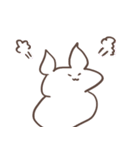 もちもち もちうさ（個別スタンプ：21）