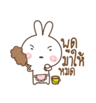 Little Rabbit Love Bear（個別スタンプ：16）