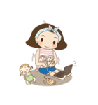 Breastfeeding Beauty Queen（個別スタンプ：35）