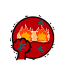 KIDDY KIDDO FLY NINJA（個別スタンプ：25）