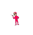 ピンクタイツ男（個別スタンプ：1）