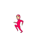 ピンクタイツ男（個別スタンプ：6）