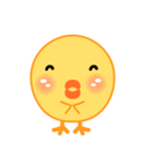 Simple chick chick sticker（個別スタンプ：3）