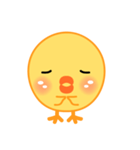 Simple chick chick sticker（個別スタンプ：5）