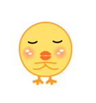 Simple chick chick sticker（個別スタンプ：7）