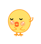 Simple chick chick sticker（個別スタンプ：8）