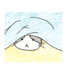 白黒ハチワレ猫（個別スタンプ：15）