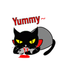 Catcular: The vampire cat（個別スタンプ：8）