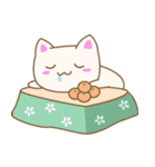 ★毎日しろねこ★（個別スタンプ：11）