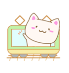 ★毎日しろねこ★（個別スタンプ：24）