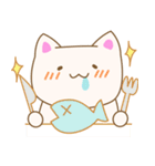 ★毎日しろねこ★（個別スタンプ：35）