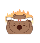 ウォンバット スタンプ（個別スタンプ：11）