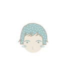 Poca: Polkadot-head Girl（個別スタンプ：2）