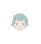 Poca: Polkadot-head Girl（個別スタンプ：3）