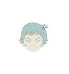 Poca: Polkadot-head Girl（個別スタンプ：6）