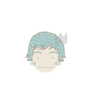 Poca: Polkadot-head Girl（個別スタンプ：8）