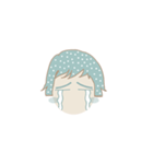 Poca: Polkadot-head Girl（個別スタンプ：9）