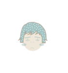 Poca: Polkadot-head Girl（個別スタンプ：12）
