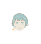 Poca: Polkadot-head Girl（個別スタンプ：14）