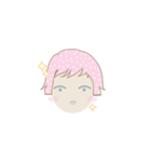 Poca: Polkadot-head Girl（個別スタンプ：16）