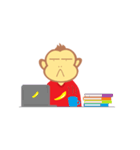 college monkey（個別スタンプ：2）