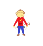 college monkey（個別スタンプ：5）