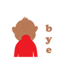 college monkey（個別スタンプ：6）