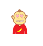 college monkey（個別スタンプ：8）