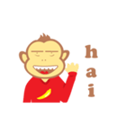 college monkey（個別スタンプ：10）