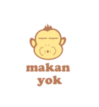 college monkey（個別スタンプ：22）