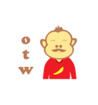 college monkey（個別スタンプ：34）