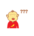 college monkey（個別スタンプ：35）
