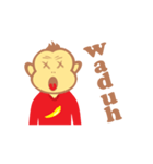 college monkey（個別スタンプ：36）