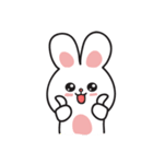 Qie Be rabbit（個別スタンプ：2）