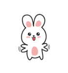 Qie Be rabbit（個別スタンプ：13）