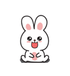 Qie Be rabbit（個別スタンプ：18）