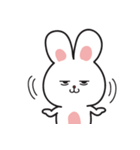 Qie Be rabbit（個別スタンプ：19）