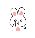 Qie Be rabbit（個別スタンプ：21）