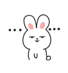 Qie Be rabbit（個別スタンプ：22）