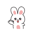 Qie Be rabbit（個別スタンプ：26）