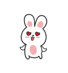Qie Be rabbit（個別スタンプ：34）