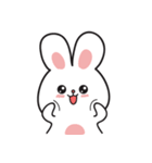 Qie Be rabbit（個別スタンプ：35）